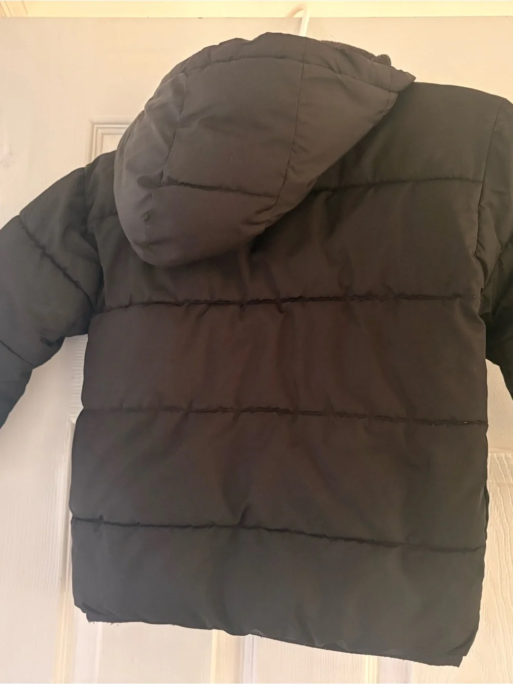 GAP Kids Black Hooded Puffer Jacket